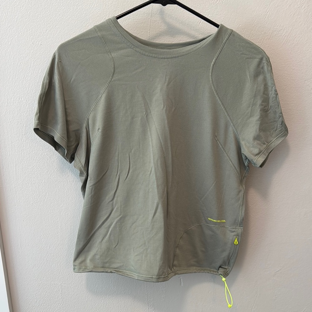 Lululemon Athletica Sage Green Tee